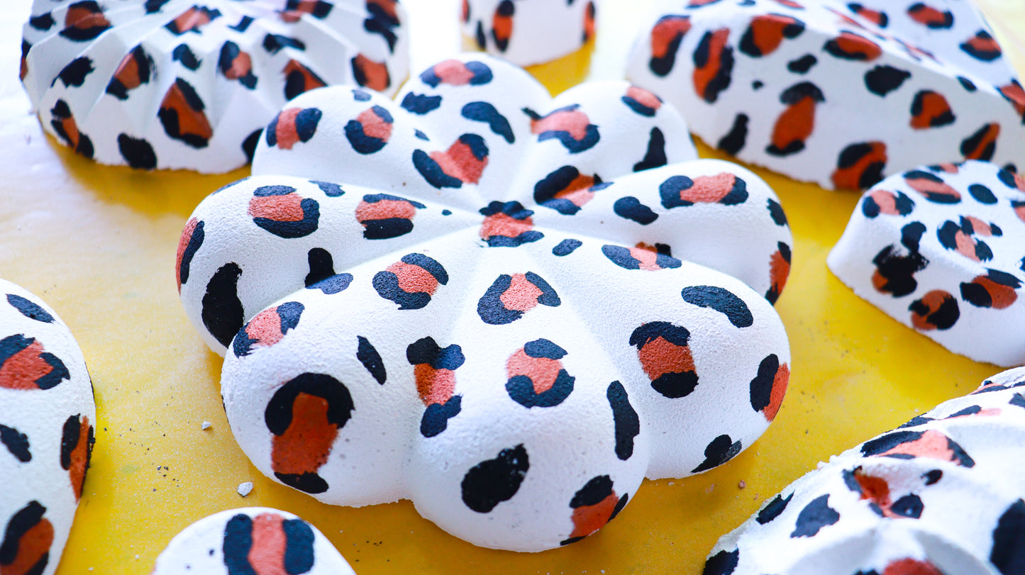 PettyASMRRCo x Leopard Spiral Bun