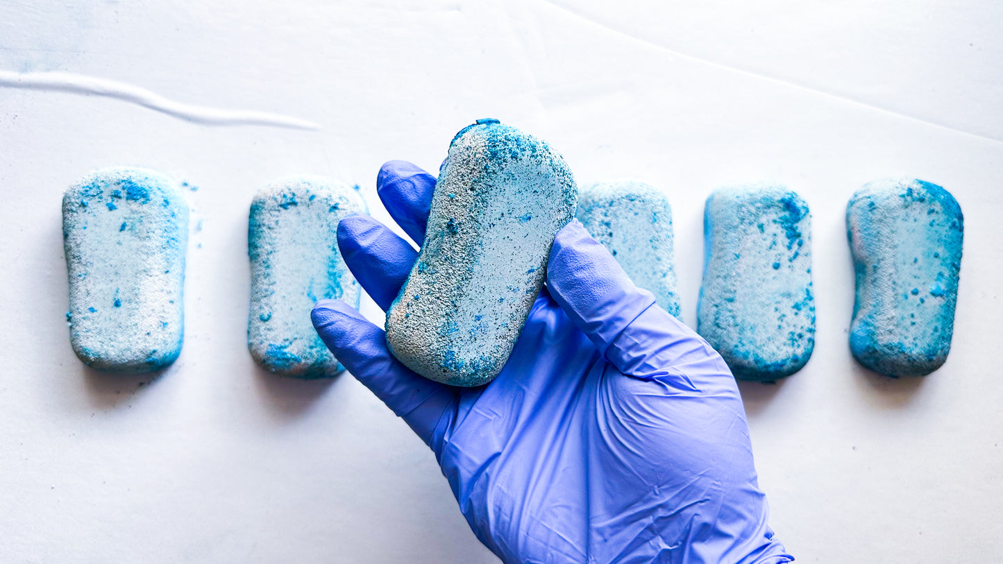 Dusty Blue Bars *Set of 6*