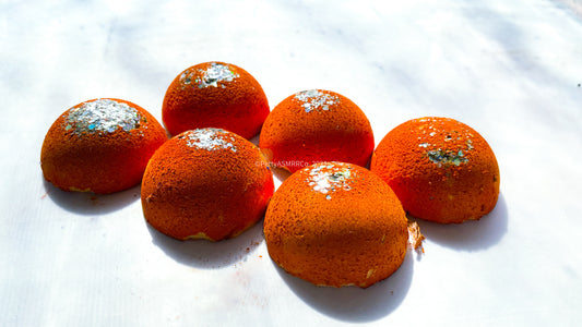 Tangerine Glitter Poppers *Set of 6*