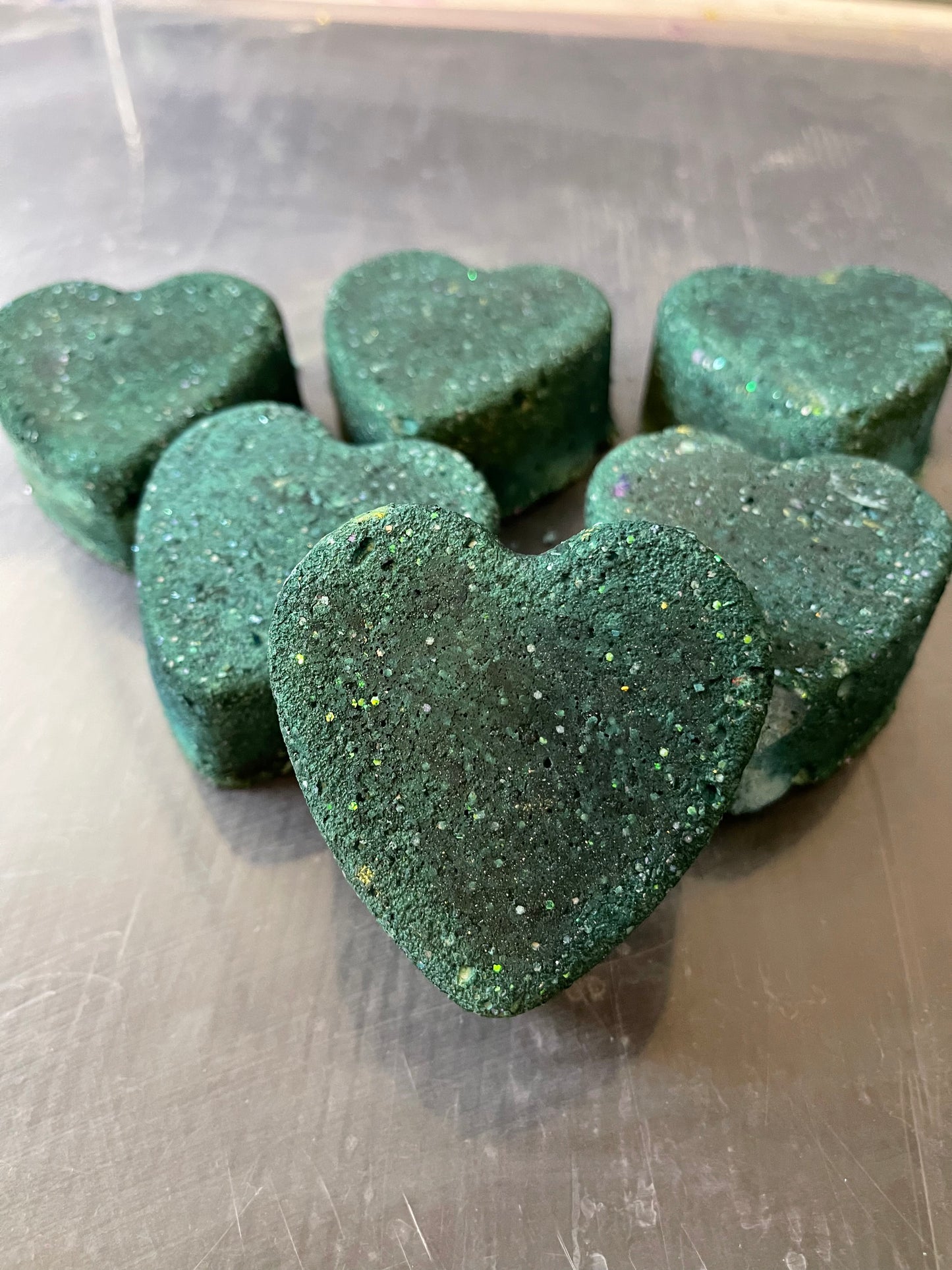 Crispy Glitter Hearts