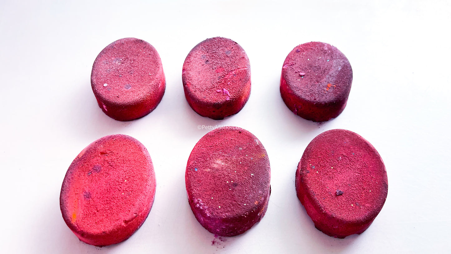 Burgundy Ovals (Set of 6)