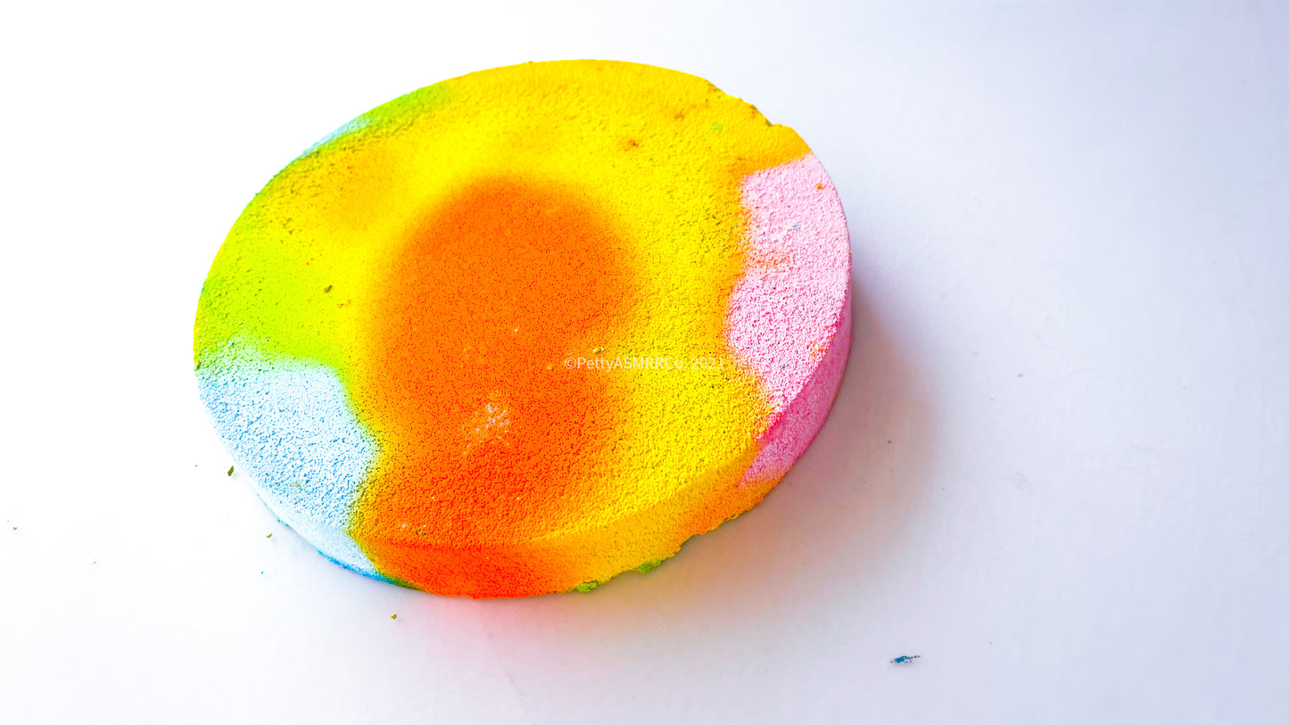 Tye Dye Easter Large Round Slab