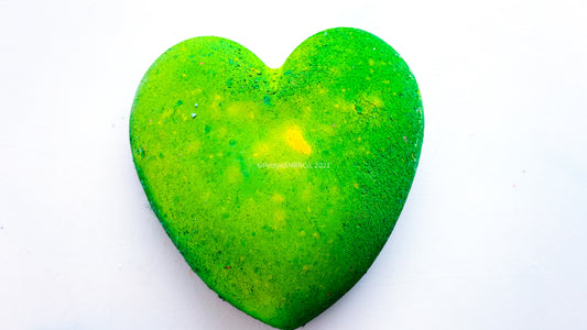 Slime green 3D Heart