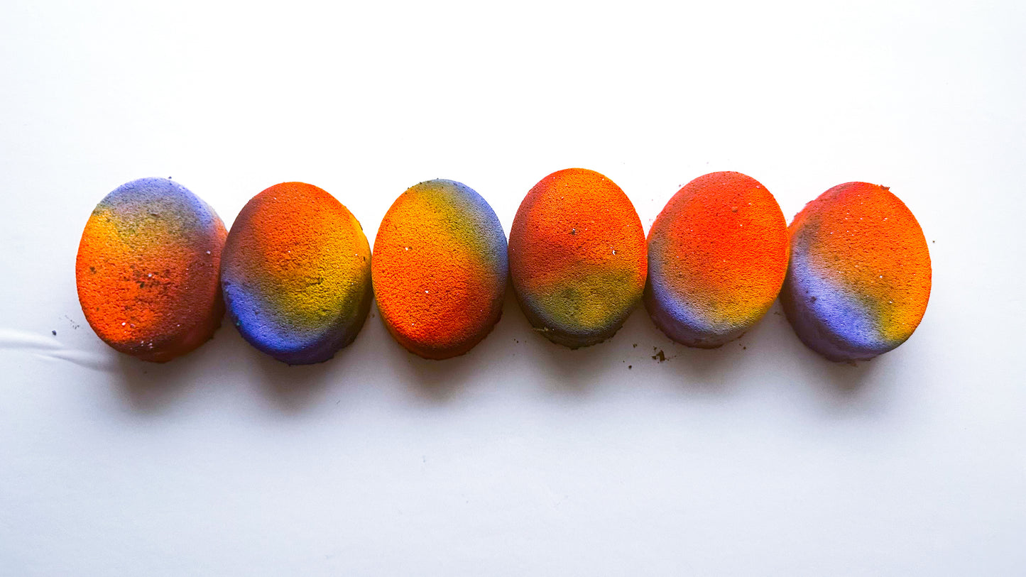 Rainbow Ovals (Set of 6)