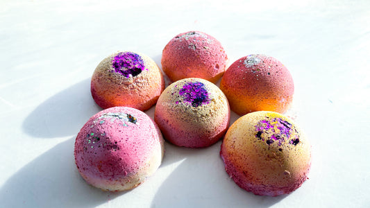 Supernova Violet Glitter Poppers (Set of 6)