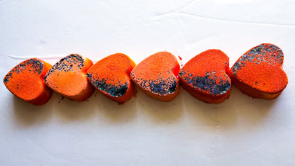 Jack O Lantern Hearts (Set of 6 )