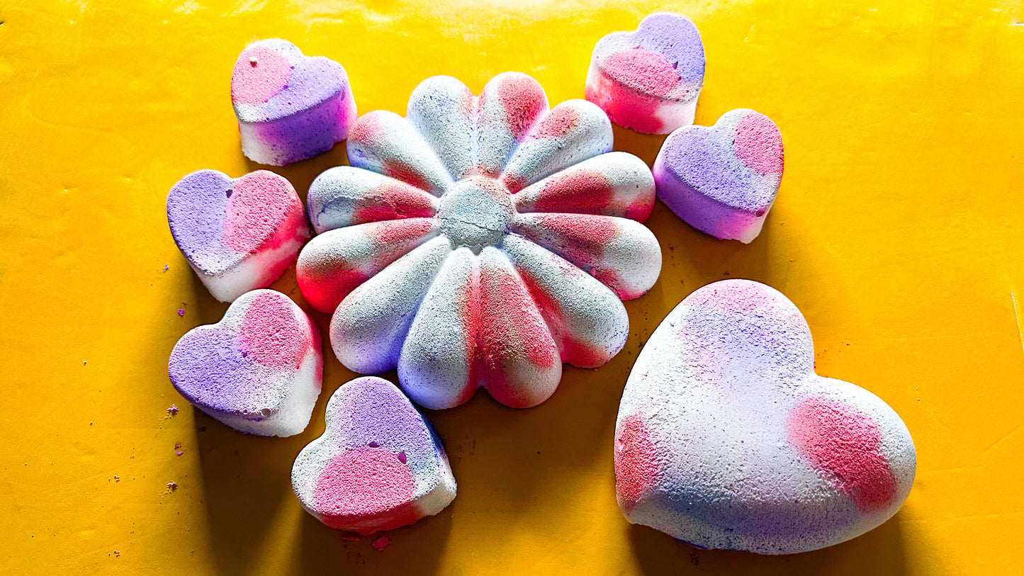 Spring Galentine Crush Set ( Set of 8 ; Flower Split down middle )