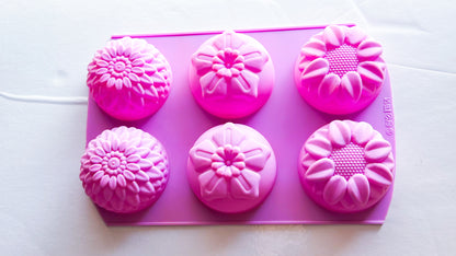 Round Flowers  - Clearance Molds (Cleaned and Used)