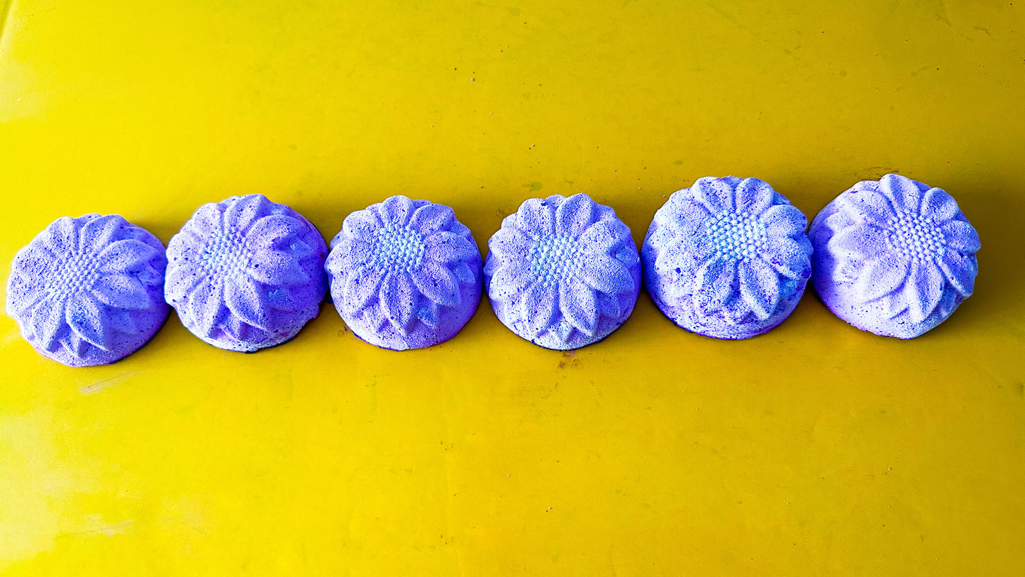 Pale purple Round Flowers *Set of 6* (JASMRMarie Reforms)