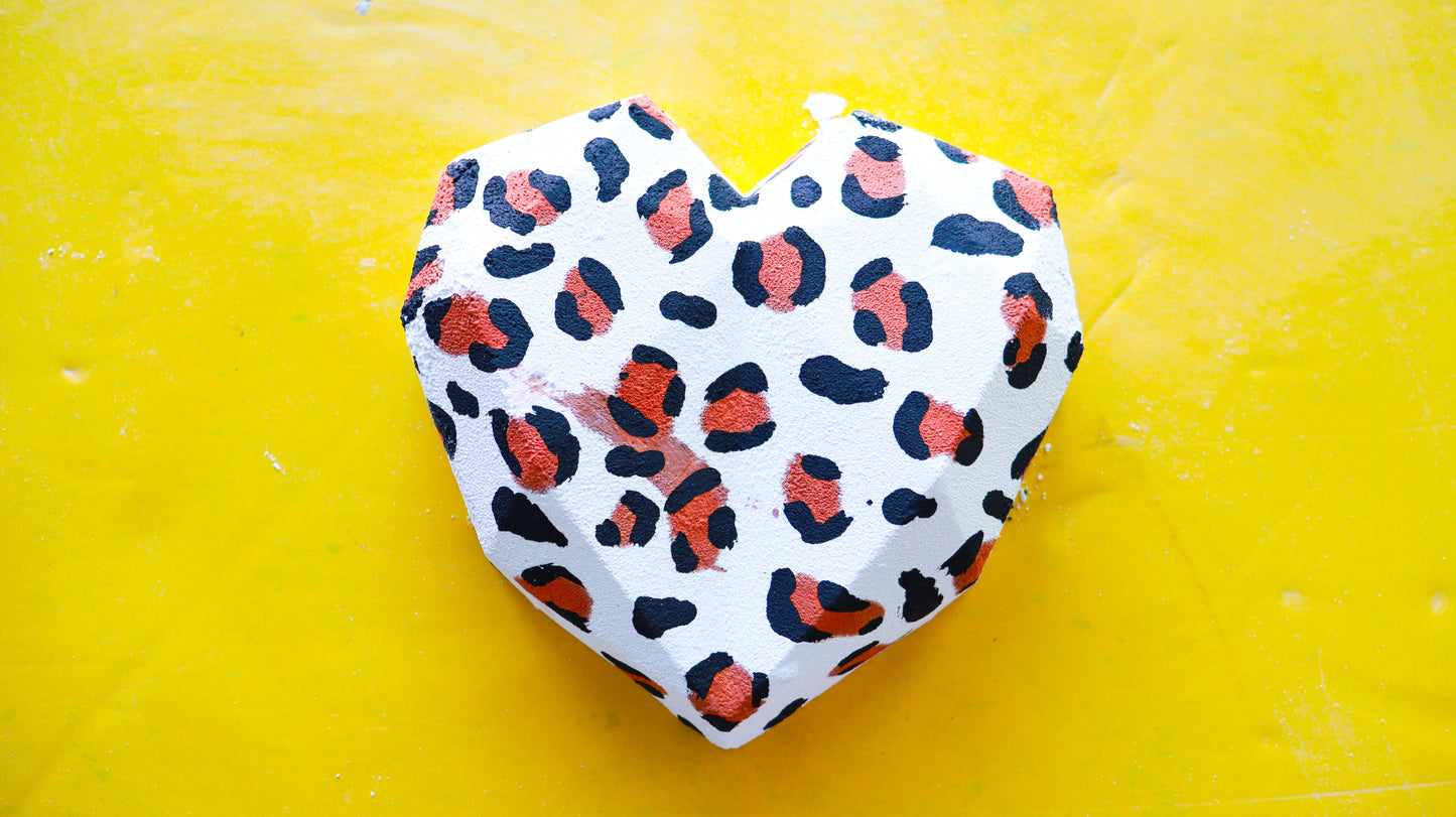 PettyASMRRCo x Leopard XL 3D Heart