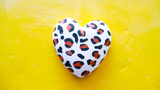 PettyASMRRCo x Leopard Medium Round Heart