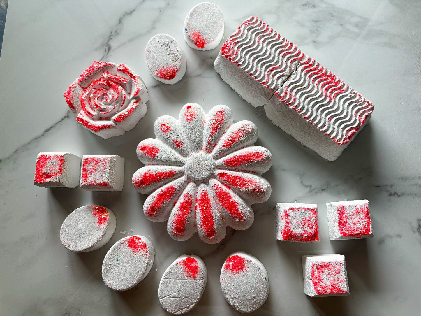 Orange Soda Mini Mass Crush Set ( Set of 14 : Large Loaf Cracked  )