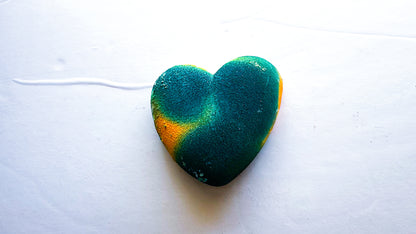 Lemon Lime Medium 3D Heart