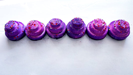 Purple Valentine Towers *Set of 6*