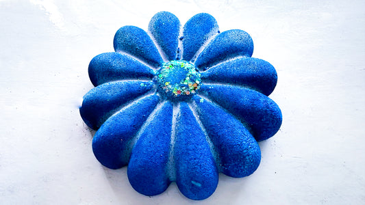 Sea Wave Glitter Large Sunflower Slab