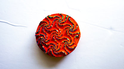 Tangy Tangerine Medium Swirl Disc