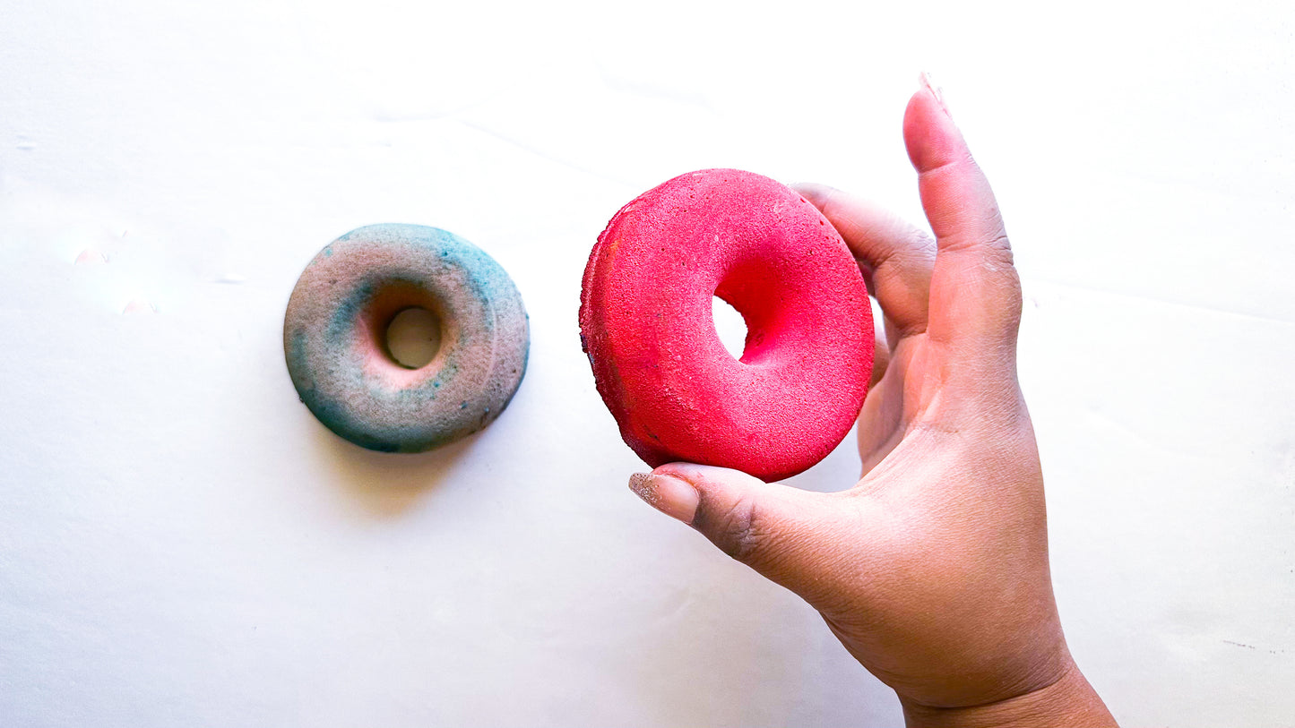 Pink and Ash Purpld Duo Medium Donuts (Set of 2).    *JASMRMarie Reform*