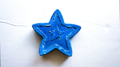 Deep Pigment Blue 3D Star