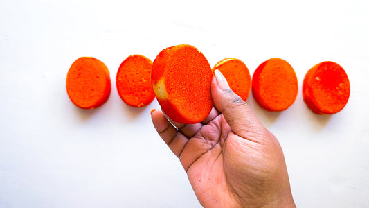 Zesty Orange Ovals (Set of 6) *JASMRMarie Reform*