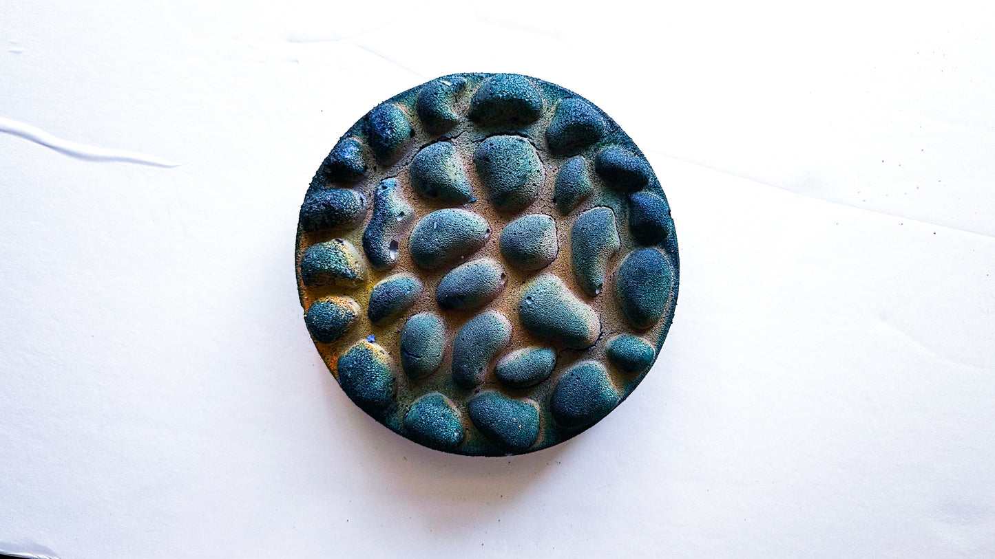 Teal Green Pebble Slab *J.ASMR.Marie Reform*