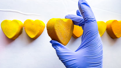 Lemon Dust Hearts (Set of 6)