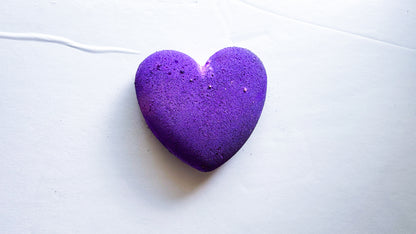 Neon Purple Medium 3D Heart