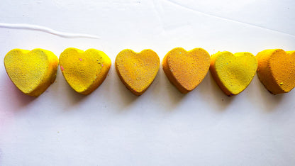 Lemon Dust Hearts (Set of 6)