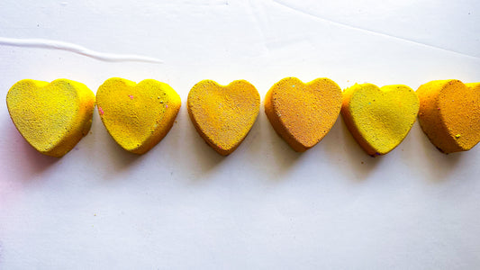 Lemon Dust Hearts (Set of 6)