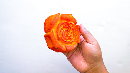 Zesty Orange Medium 3D Rose.  *JASMRMarie Reform*