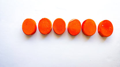 Zesty Orange Ovals (Set of 6) *JASMRMarie Reform*