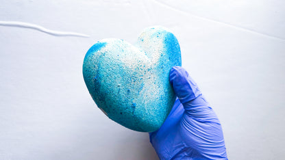 Dusty Blue Medium 3D Heart