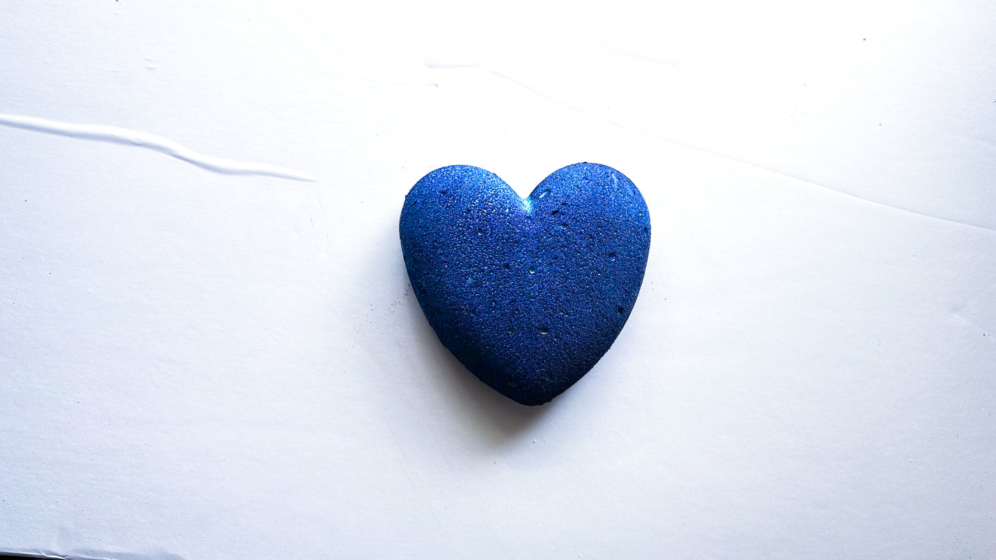 Dark Blue Medium 3D Heart JasmrMarie Reform