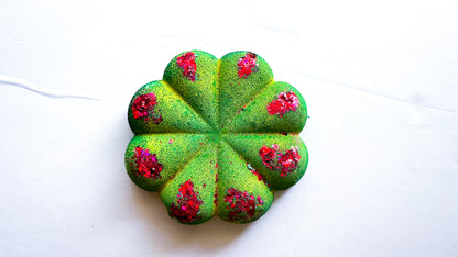 Watermelon Large Glitter Tip Spiral Bun