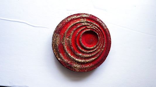 Red Ruby Extra Large Spiral Slab JAsmrMarie Reform