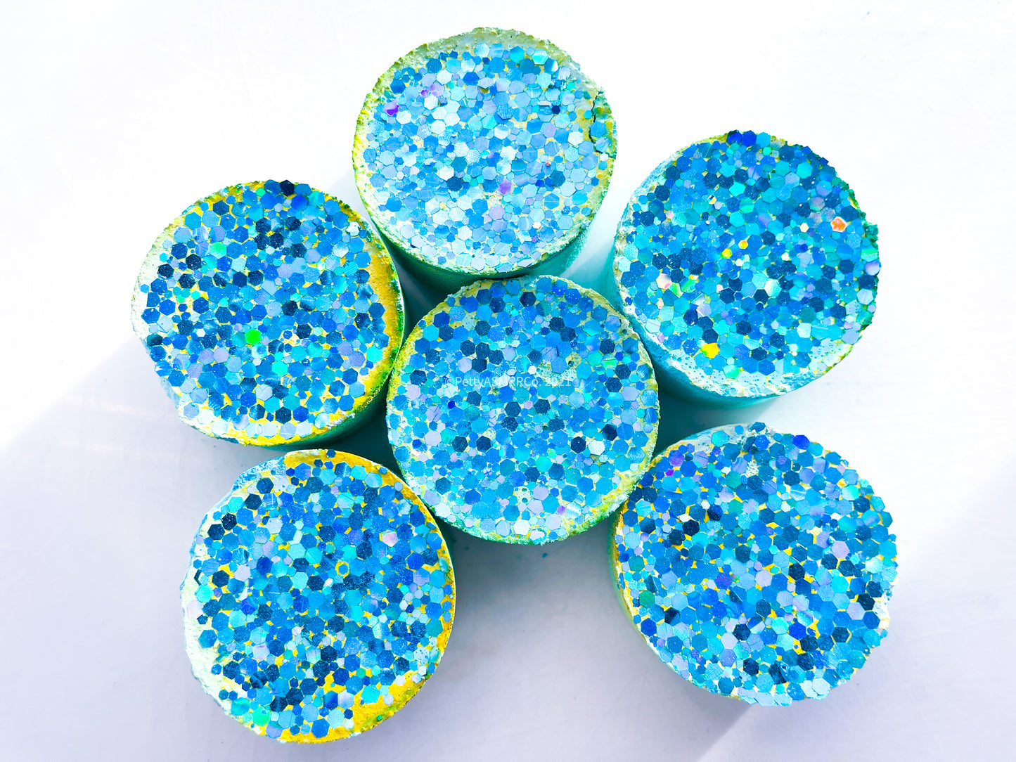 Blue Dazzle Dots *Set of 6*