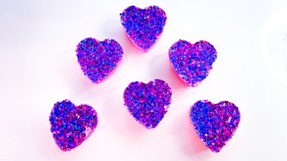 "Boo U Whore “ RGC Glitter Hearts ( Set of 6)