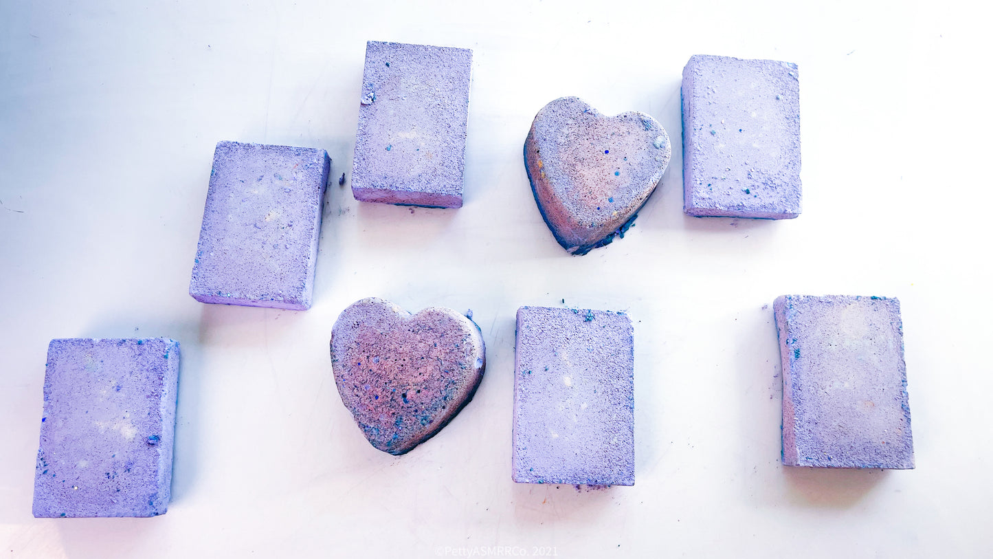 Purple Bars and Hearts ( Set of 8 )