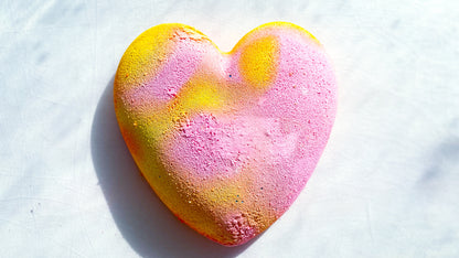 Strawberry Lemon Large Round 3D Heart