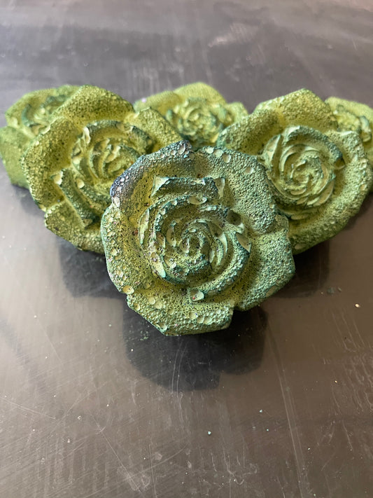 Green roses