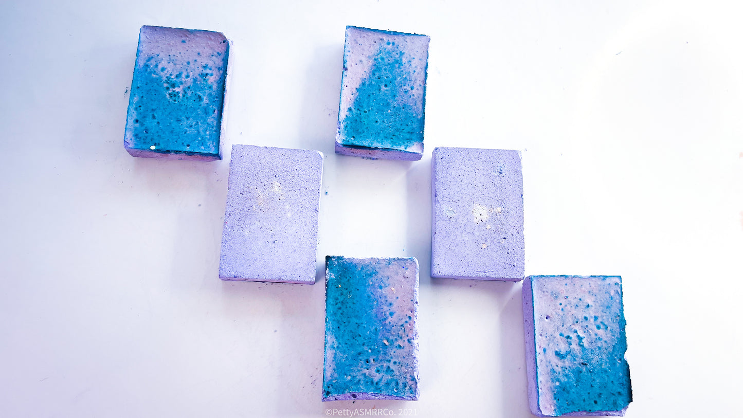 Blue | Purple Tye-Dye Bars ( Set of 6)