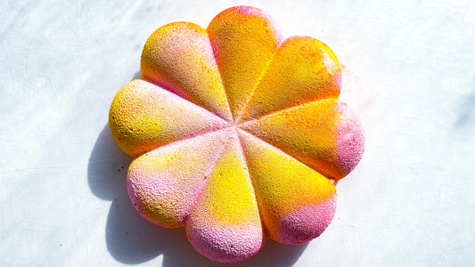 Strawberry Lemon Large Spiral Bun