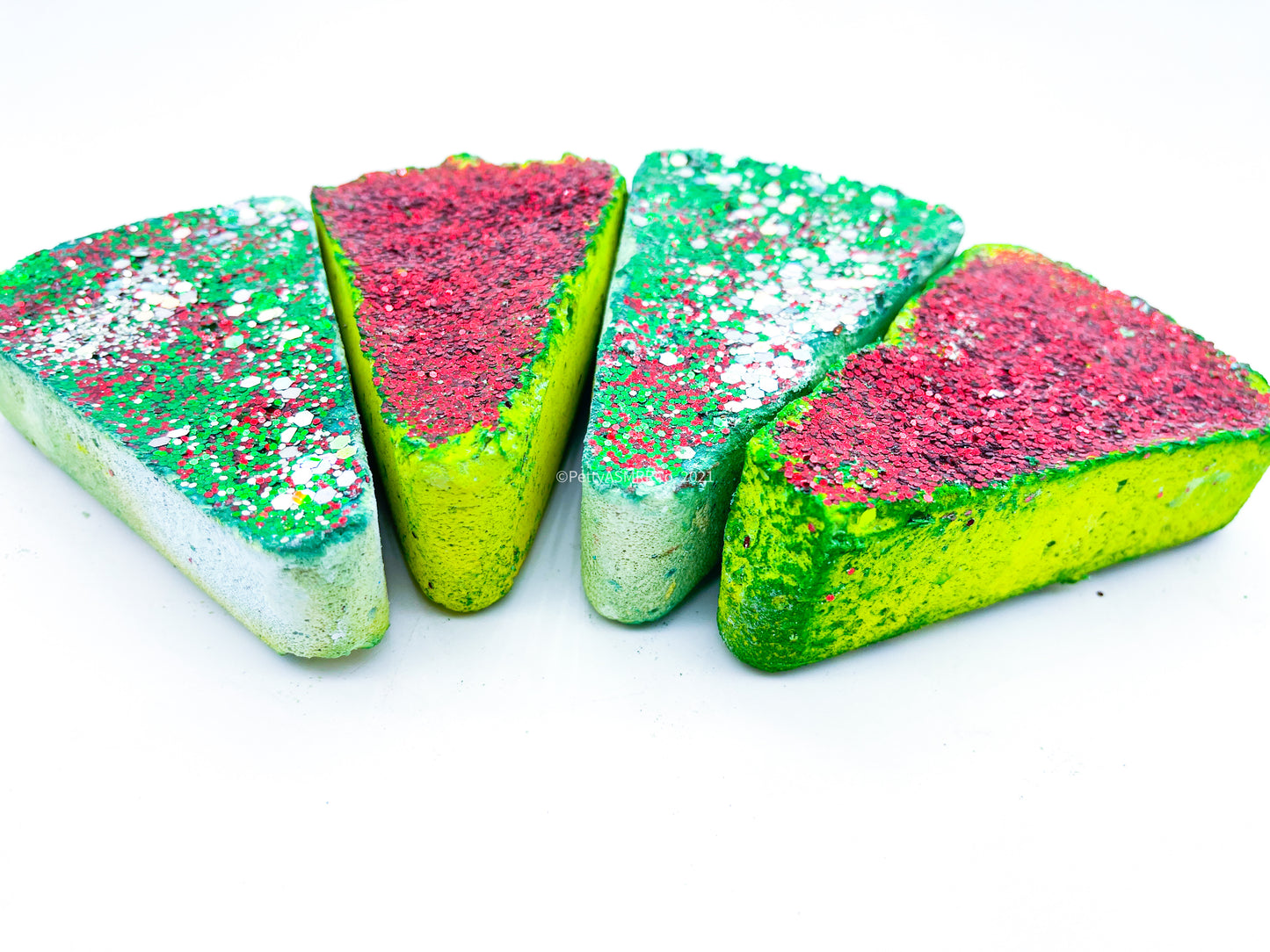 Grinch Green Triangles *Set of 8 *