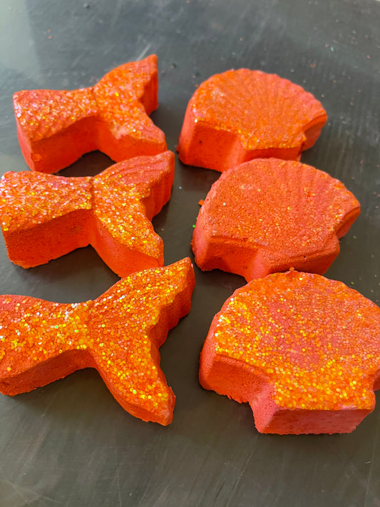 Orange under the sea