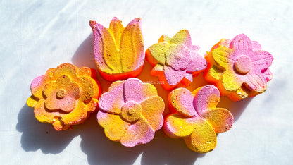 Strawberry lemon Flowers *Set of 6 *