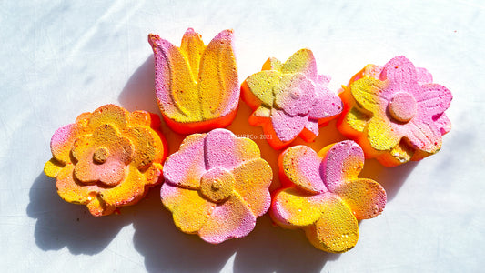 Strawberry lemon Flowers *Set of 6 *