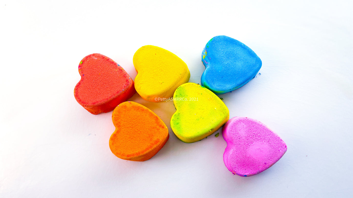 Rainbow Pride Hearts (Set of 6)