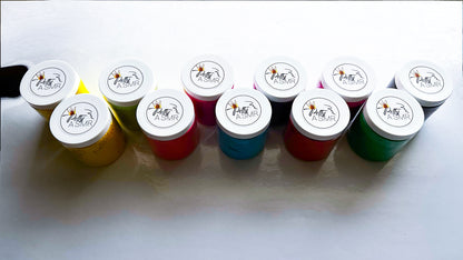 Color Powder Jars