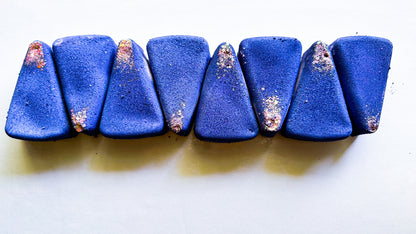 Blurple Berry Glitter Triangles (Set of 8 )