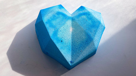 Neon Lights Blue Extra Large 3D Heart