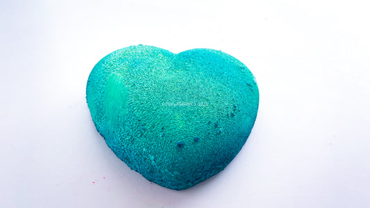 Ocean Teal 3D Heart